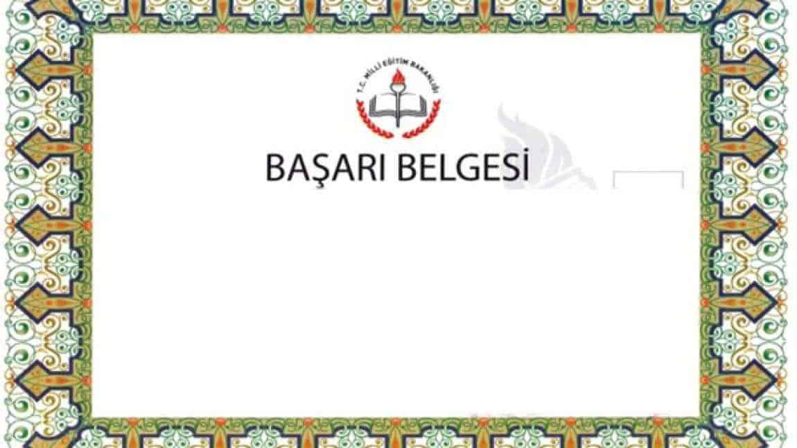 ÖĞRETMENLERİMİZE BAŞARI BELGELERİ VERİLDİ